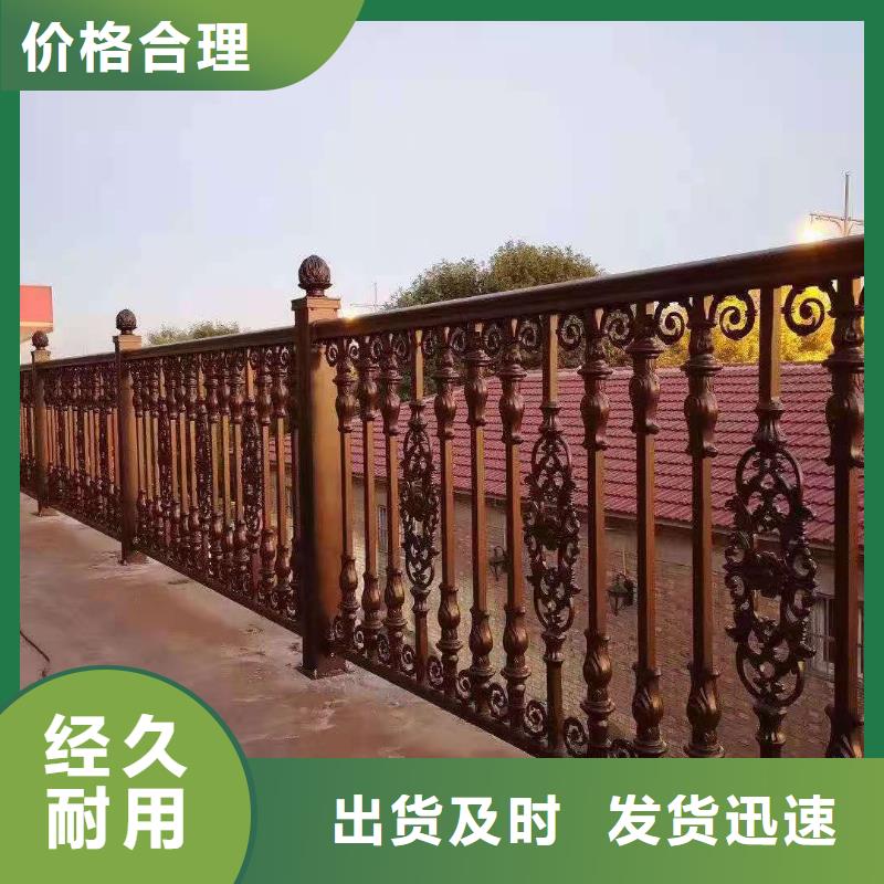 锌钢仿木河道护栏做工细致好产品价格低