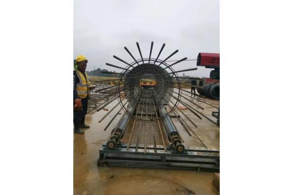 荆州钢筋笼卷笼机18米长