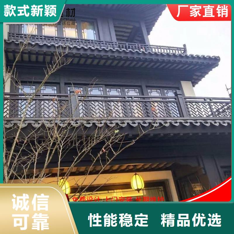滁州市古建铝替木钢结构连廊安装