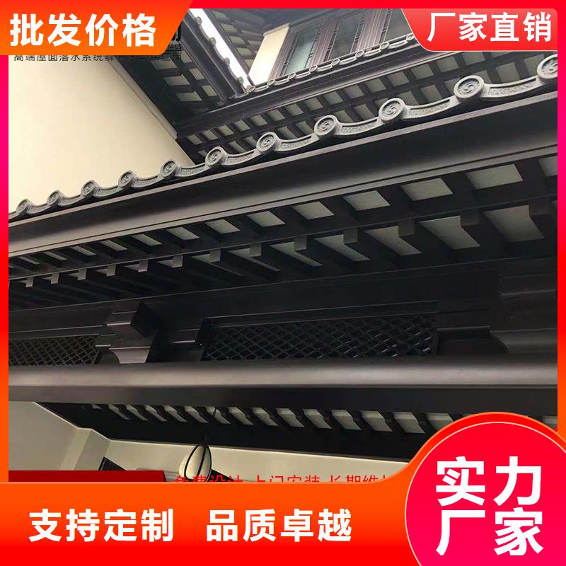 安庆市古建铝替木铝合金长廊测量