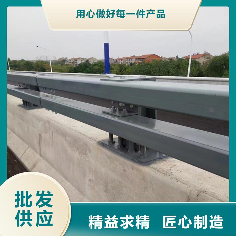 广东中山道路双横梁防撞护栏可塑性高