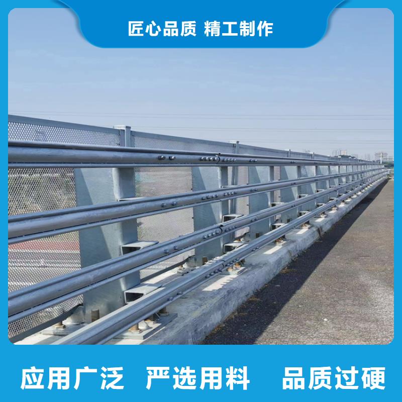 广西桂林方管桥梁防撞栏杆强度高抗冲击