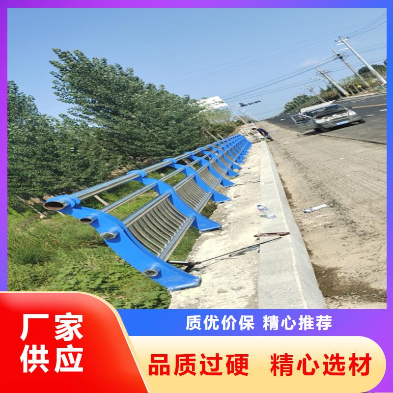 黑龙江大庆加厚方管桥梁防撞护栏切口平整光滑