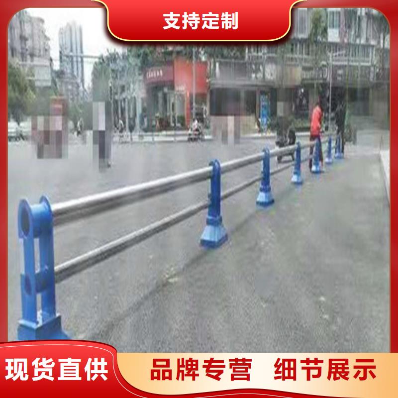 青海玉树椭圆管景观天桥护栏打磨喷塑光滑耐磨
