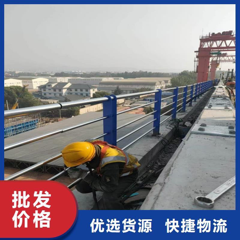 广东中山氟碳漆桥梁防撞护栏焊接打磨安装简单