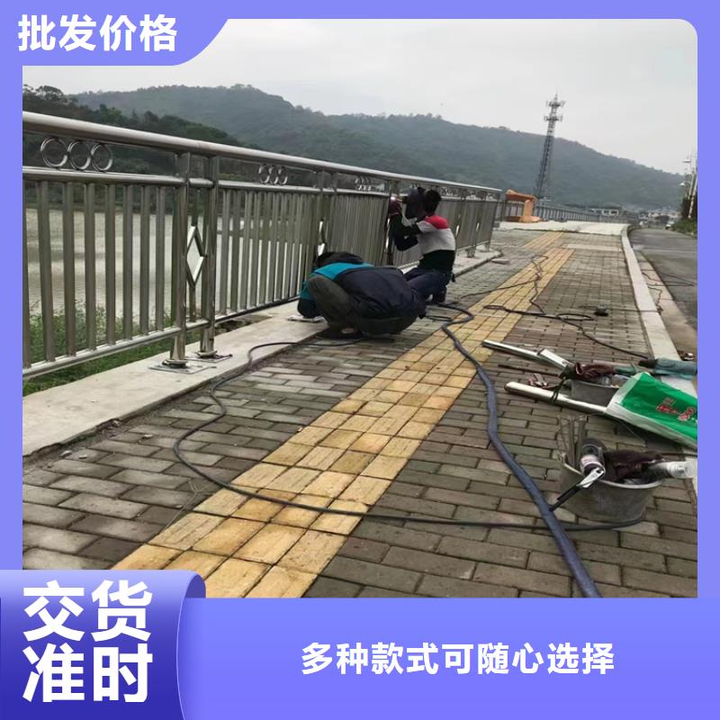 湖北省宜昌铝合金人行道栏杆使用灵活可随意调整距离