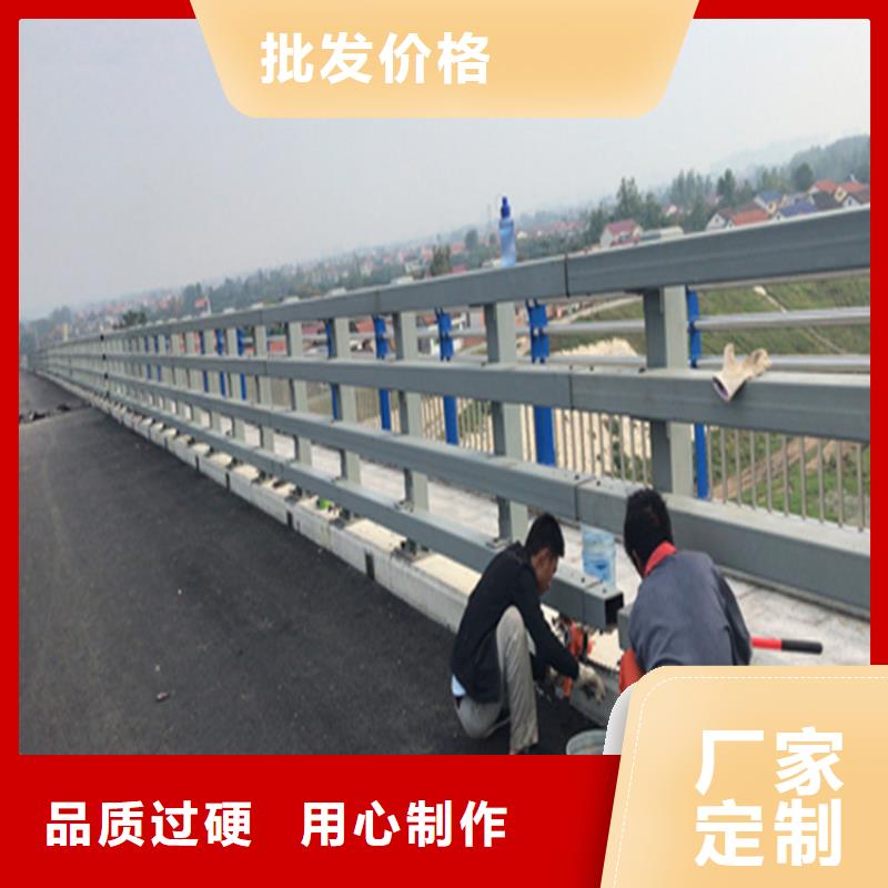 江西萍乡耐磨损的椭圆管喷塑桥梁栏杆
