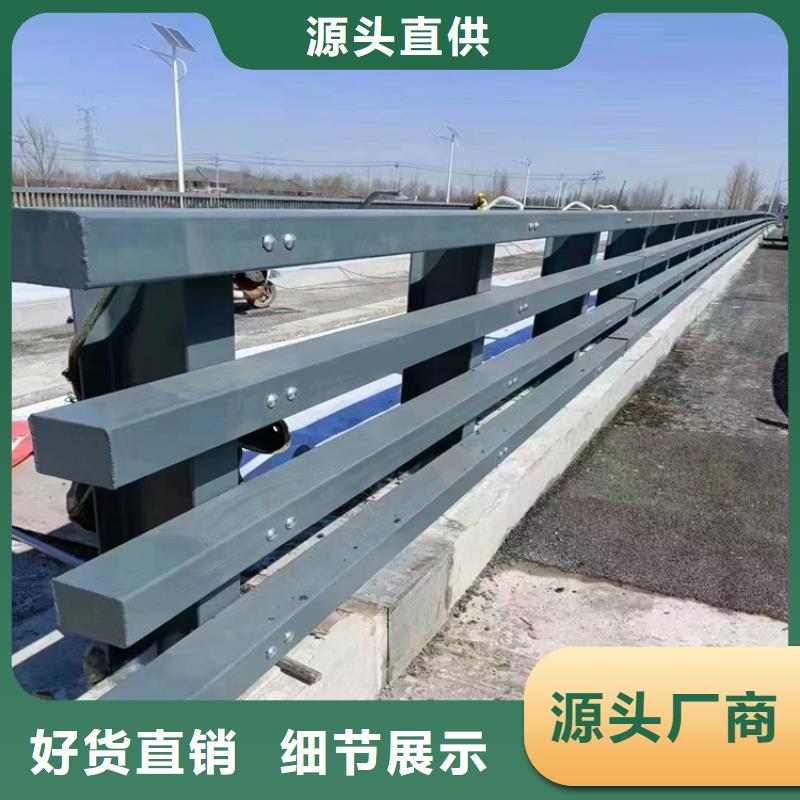 蓝色钢板穿孔立柱质量过关认准展鸿护栏本地制造商