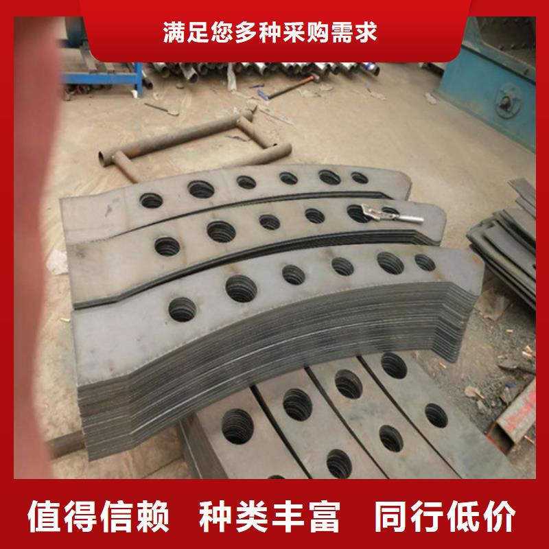 宁波201不锈钢碳素钢复合管栏杆质保一年