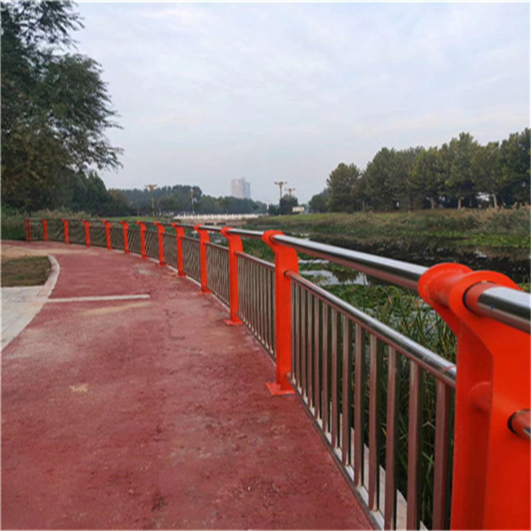 桥梁防撞栏杆立柱可定制常用颜色同城货源