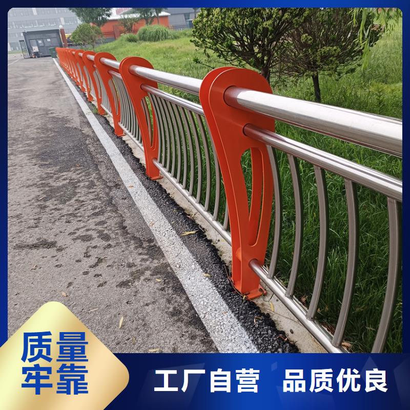 不锈钢复合管桥梁护栏金属河道护栏工程施工案例