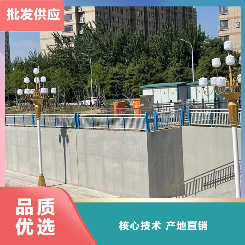 广西南宁市热镀锌喷塑防撞钢管护栏上门安装