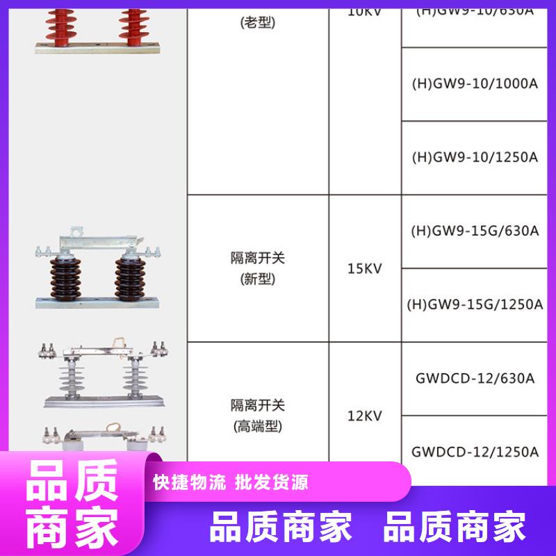 【羿振电气】高压隔离开关GHW9-10/1250品质过硬