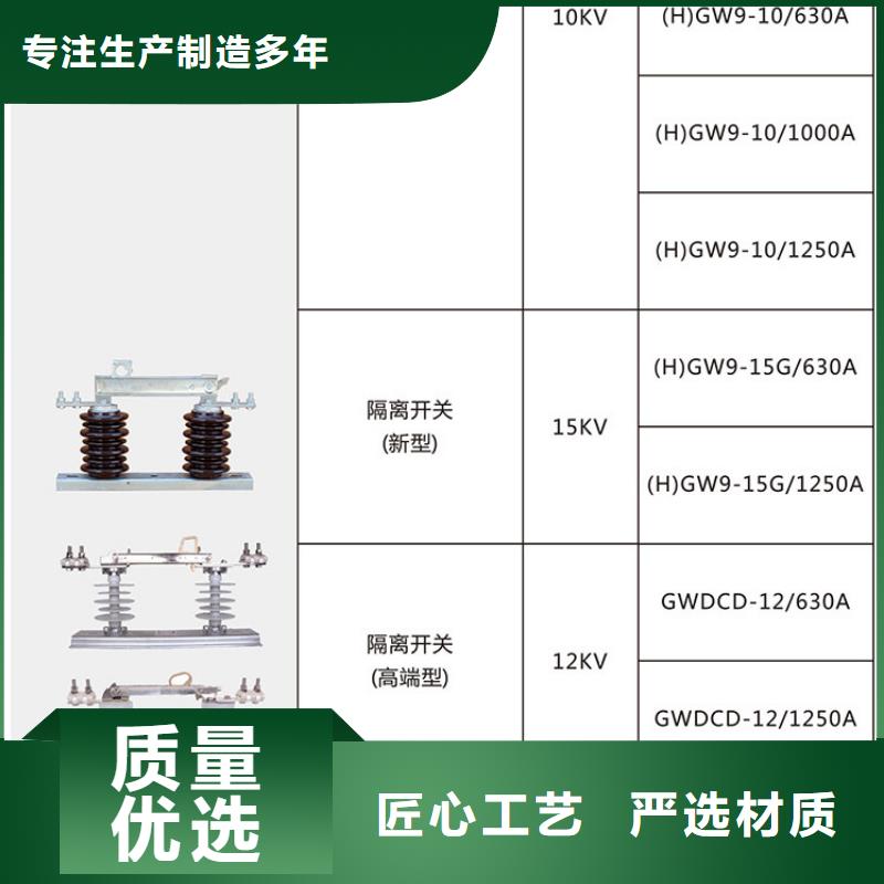 高压隔离开关：GW9-12G/1000A  厂家价格 