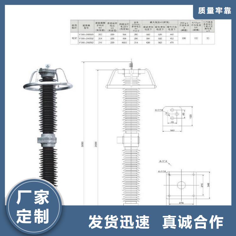 复合绝缘氧化锌避雷器YH10W-51/134-上海羿振电力设备有限公司本地制造商