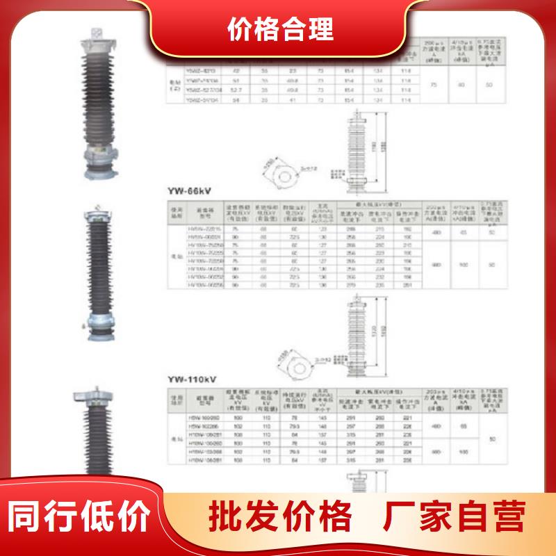 避雷器Y10W5-102/266W浙江羿振电气有限公司精心选材