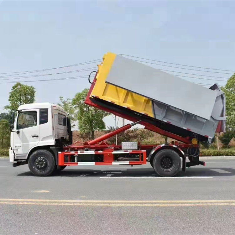 移动式垃圾斗装载20吨液态粪污运输车放心购买本地品牌
