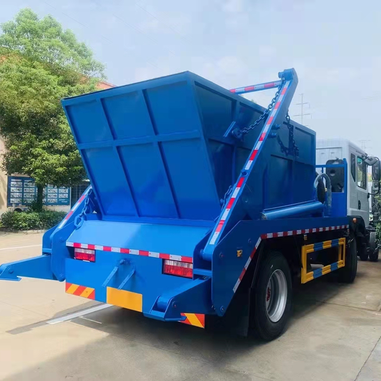 散装粪肥运输车-勾臂箱式12吨粪肥转运车采购价格附近公司