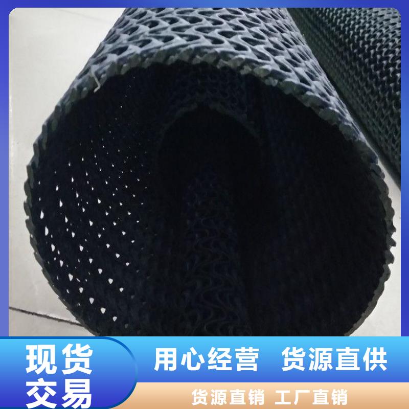广东汕头硬式透水管塑料曲纹网状