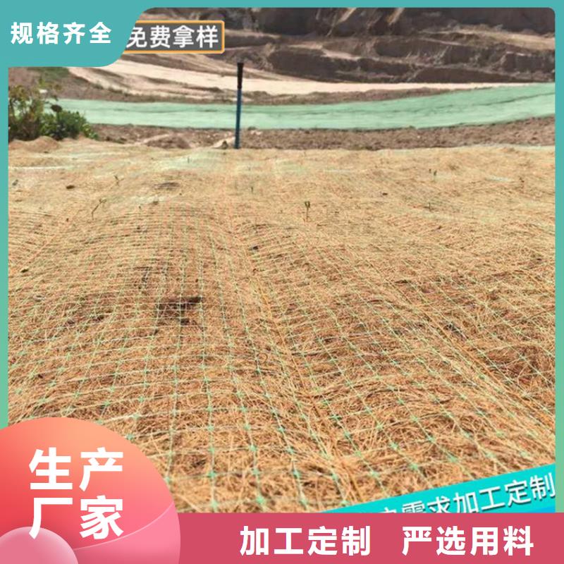 陕西咸阳生态植物防护毯椰丝生态毯