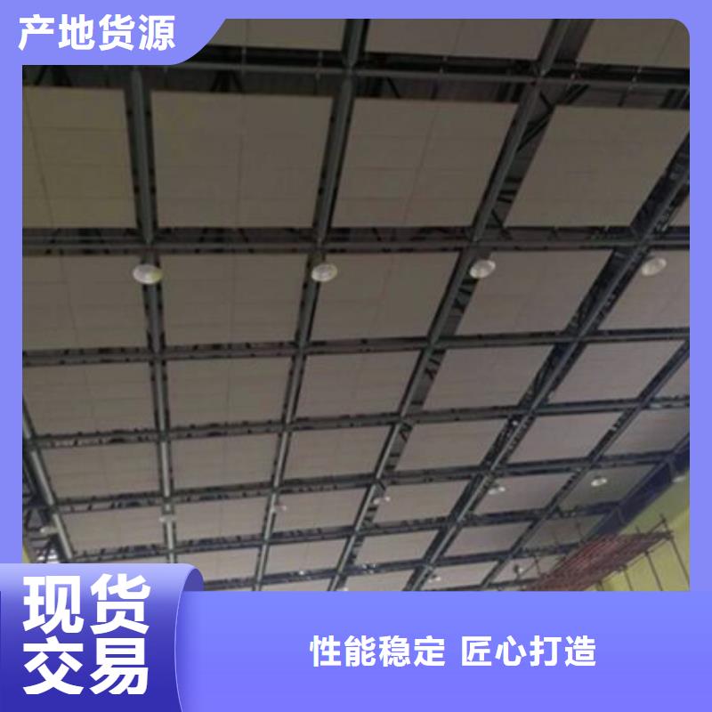 揭阳体育馆悬挂板状空间吸声体_空间吸声体工厂