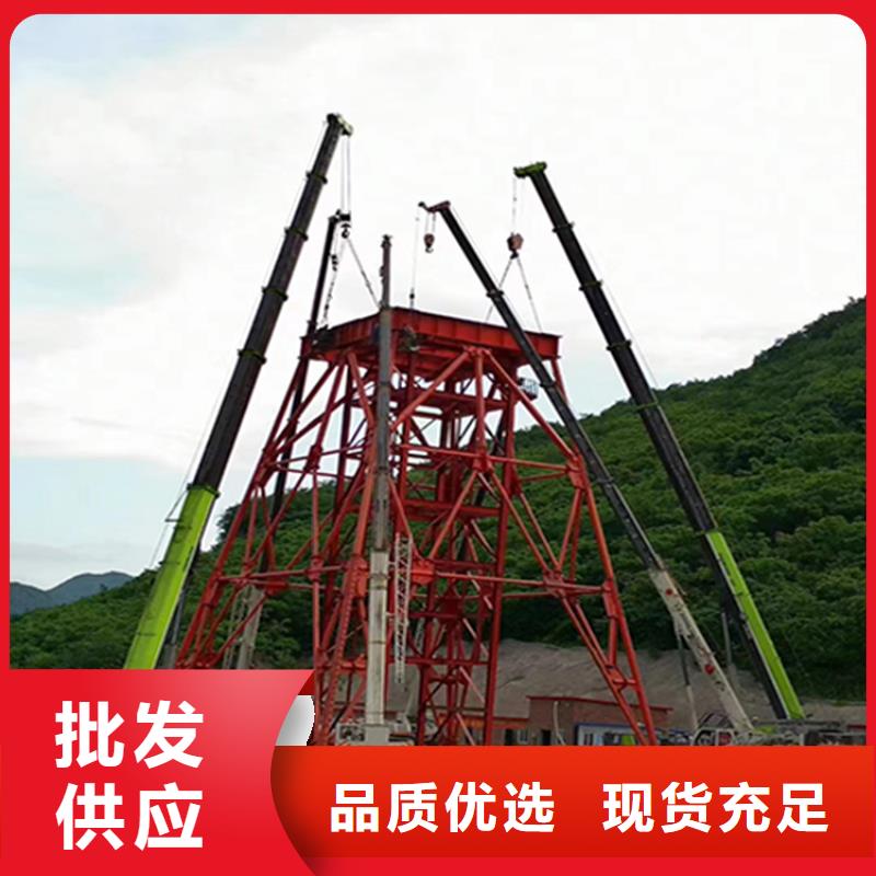 唐山矿用井架天轮安装方式来厂考察