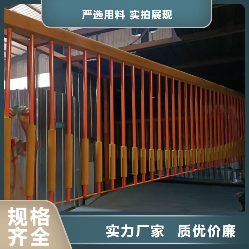 河道不锈钢复合管护栏供货及时保证工期质量层层把关