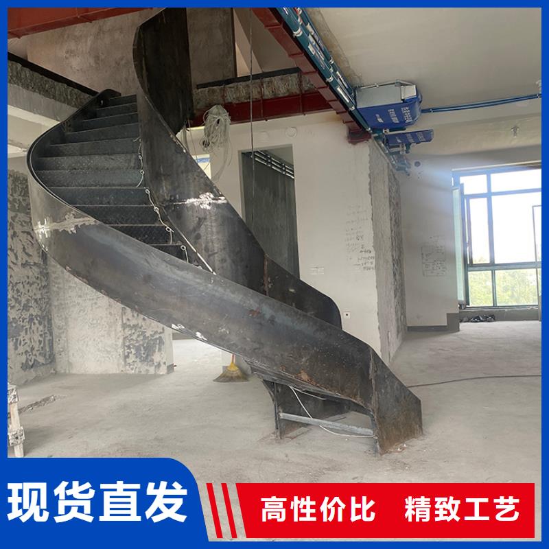 潍坊市弧形梯钢结构螺旋楼梯加工定制