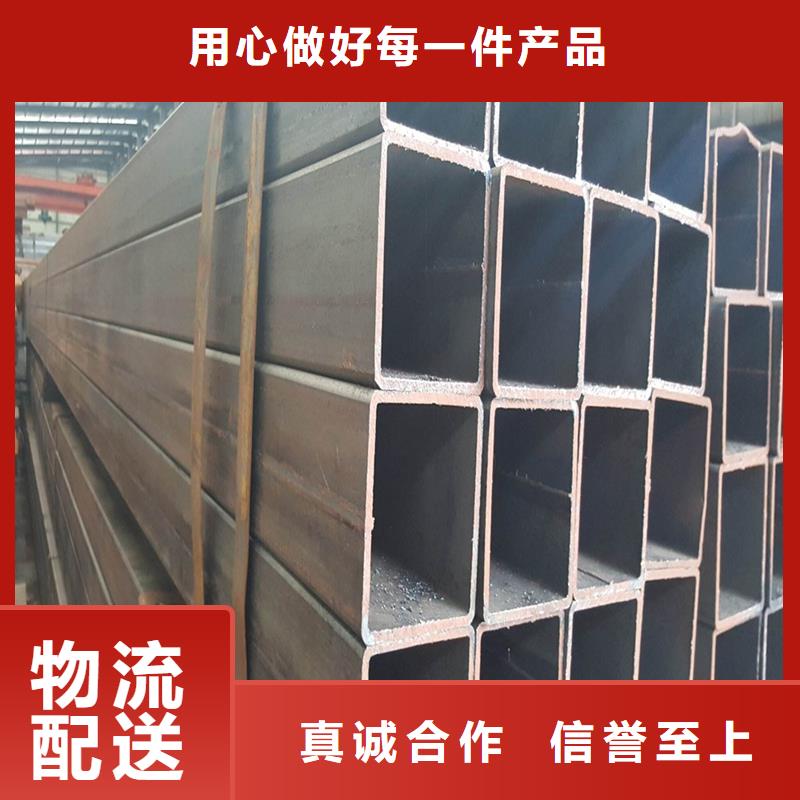 荆州Q355D大口径方管9米定尺钢结构工程项目