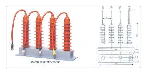 上海TBP-B-12.7F/85-J三相组合式氧化锌避雷器