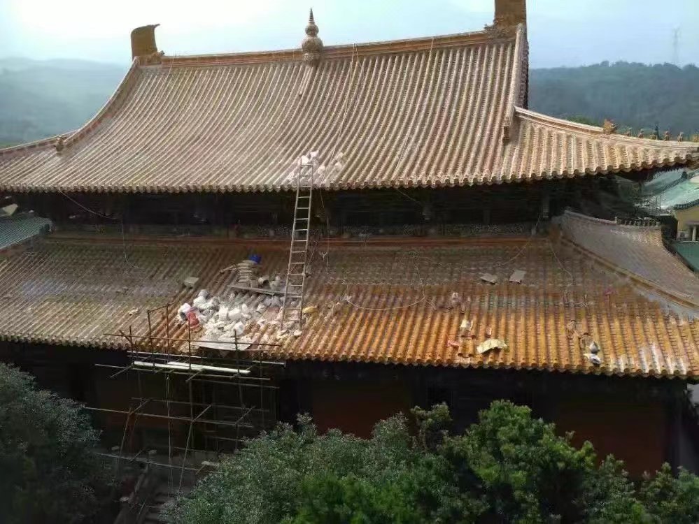 寺庙琉璃瓦屋面防水 北京 建筑渗漏治理 多图