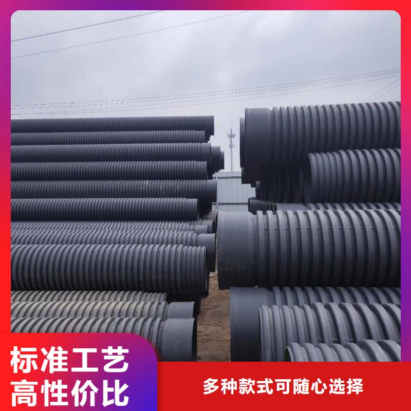 海南HDPE双壁波纹管HDPE钢带管常年供应