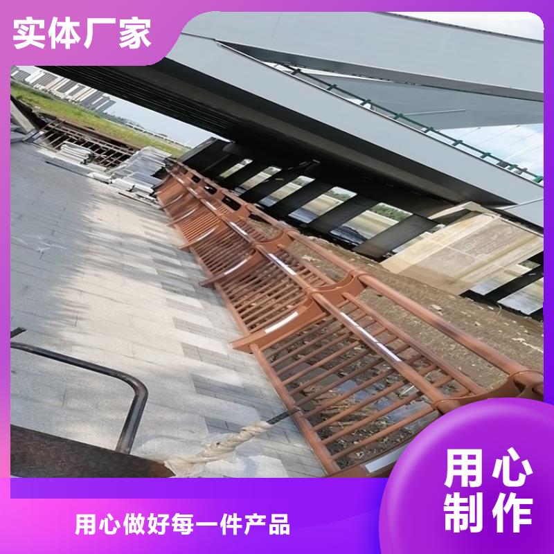河南濮阳铁管喷塑桥梁景观栏杆整体稳定性十足