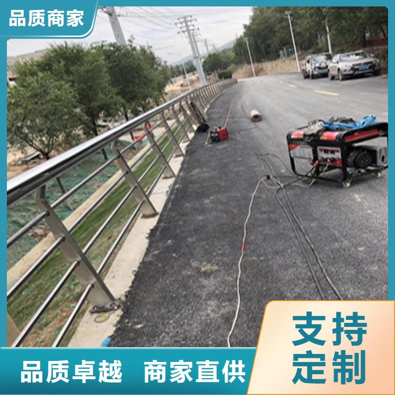 广西省贺州美观坚固的椭圆管喷塑桥梁护栏