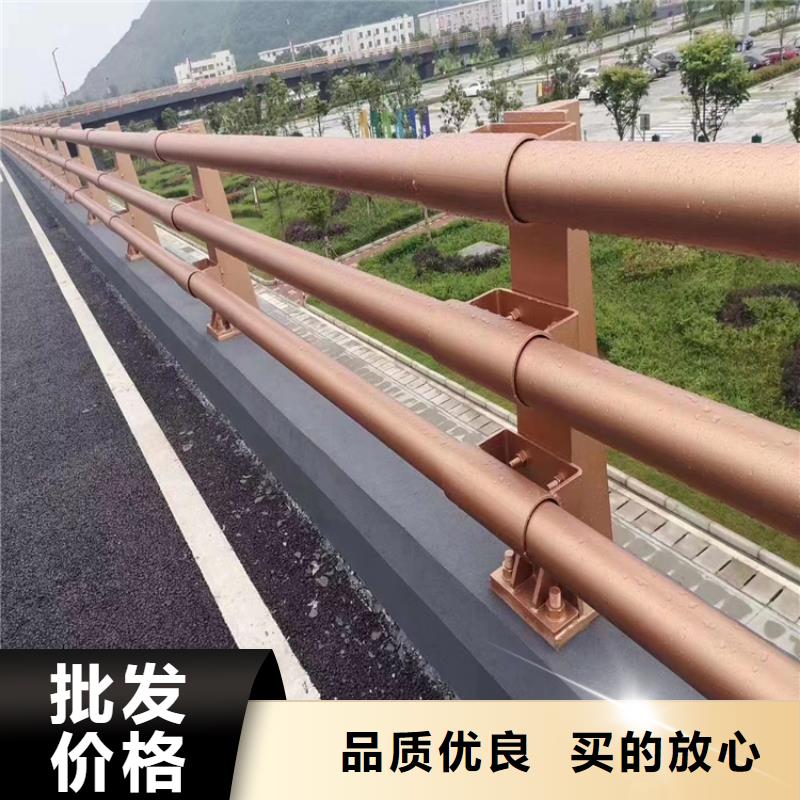 西藏省阿里椭圆管喷塑桥梁护栏结实耐用
