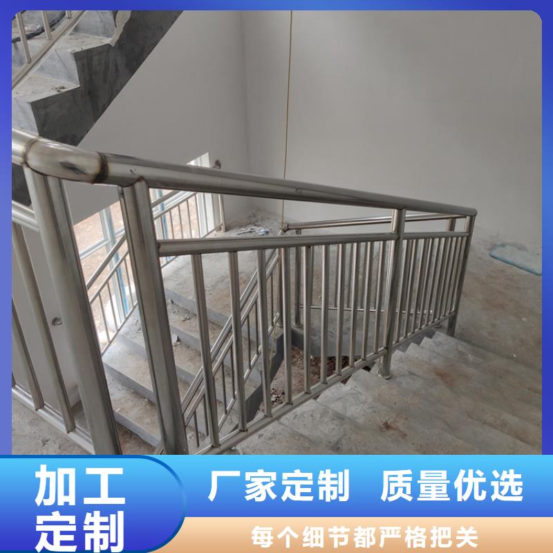 淄博人行道天桥复合管栏杆安装