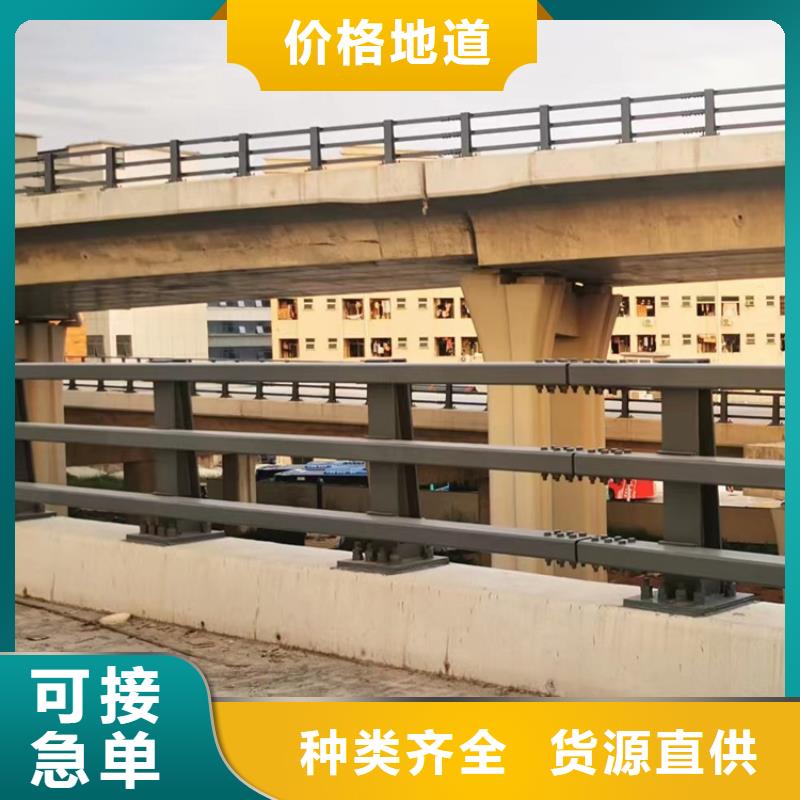 镇江河道不锈钢灯箱隔离防撞护栏美观耐用