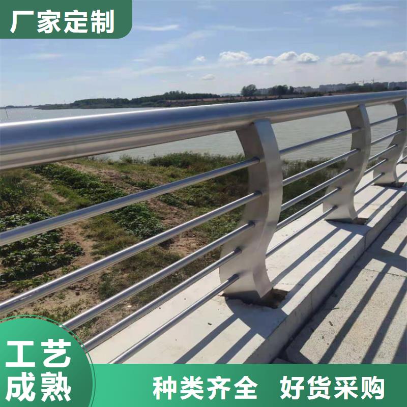 河道安全防护栏扶手木纹转印不锈钢复合管桥梁栏杆按客户要求定做设备齐全支持定制