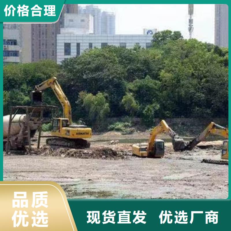 惠州能在河道里干活的挖掘机租赁-老客户喜爱
