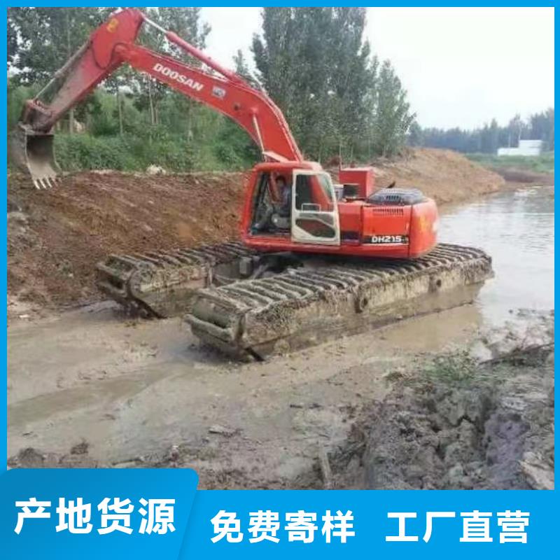 潮州经验丰富的河道清淤挖掘机机械出租基地