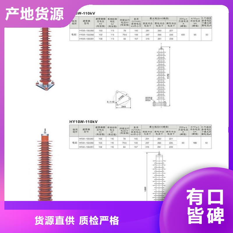 瓷外套金属氧化物避雷器Y10W-200/520 上海羿振电力设备有限公司