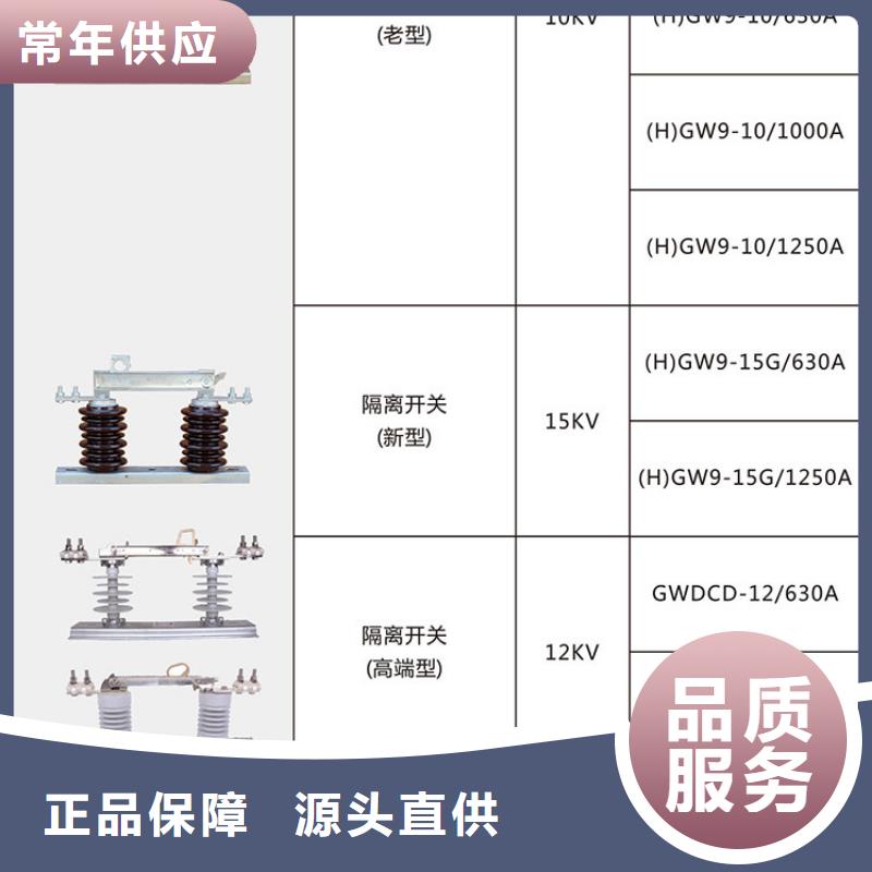 高压隔离开关：HGW9-15KV/1250A  现货直供.