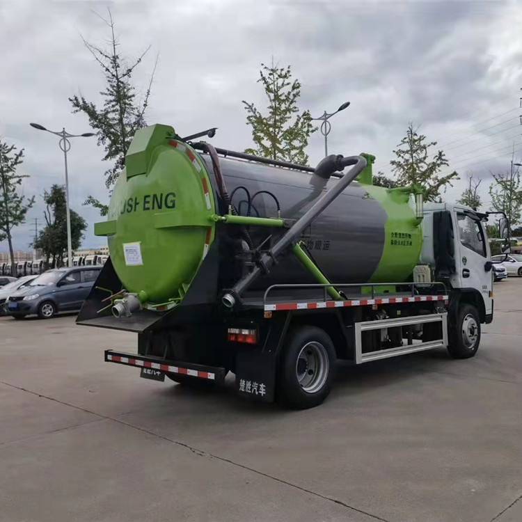 液态粪肥收集车12方有机肥干粪回收车安装原料层层筛选