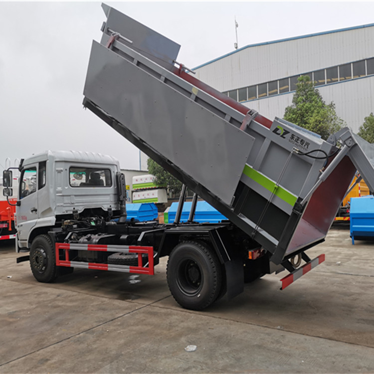 环卫粪水处理车-勾臂箱式20吨粪肥转运车订制