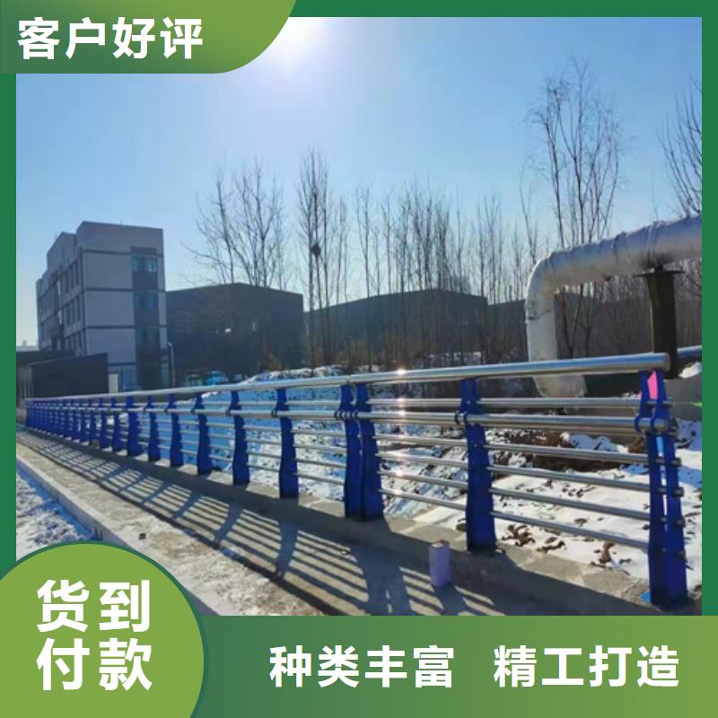 桥梁不锈钢复合管护栏来厂参观当地制造商