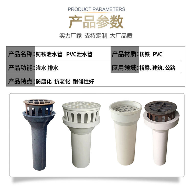 浙江衢州市pvc泄水管排水槽现货销售