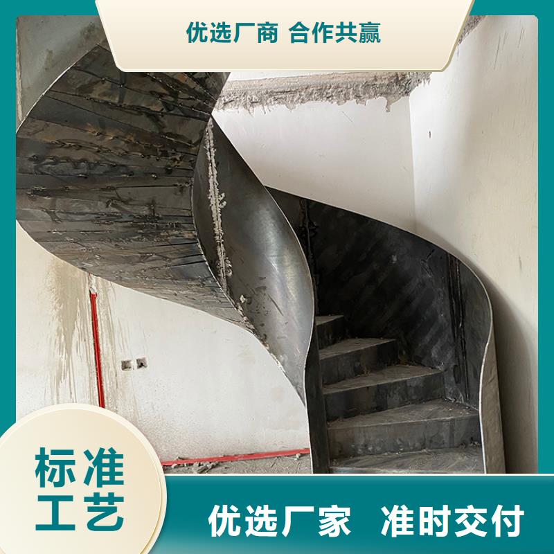 扬州市弧形梯钢结构螺旋楼梯全国配送