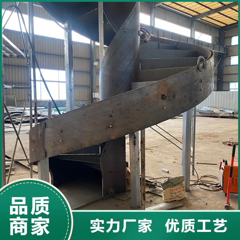 芜湖市繁昌弧形钢结构旋转楼梯快速生产
