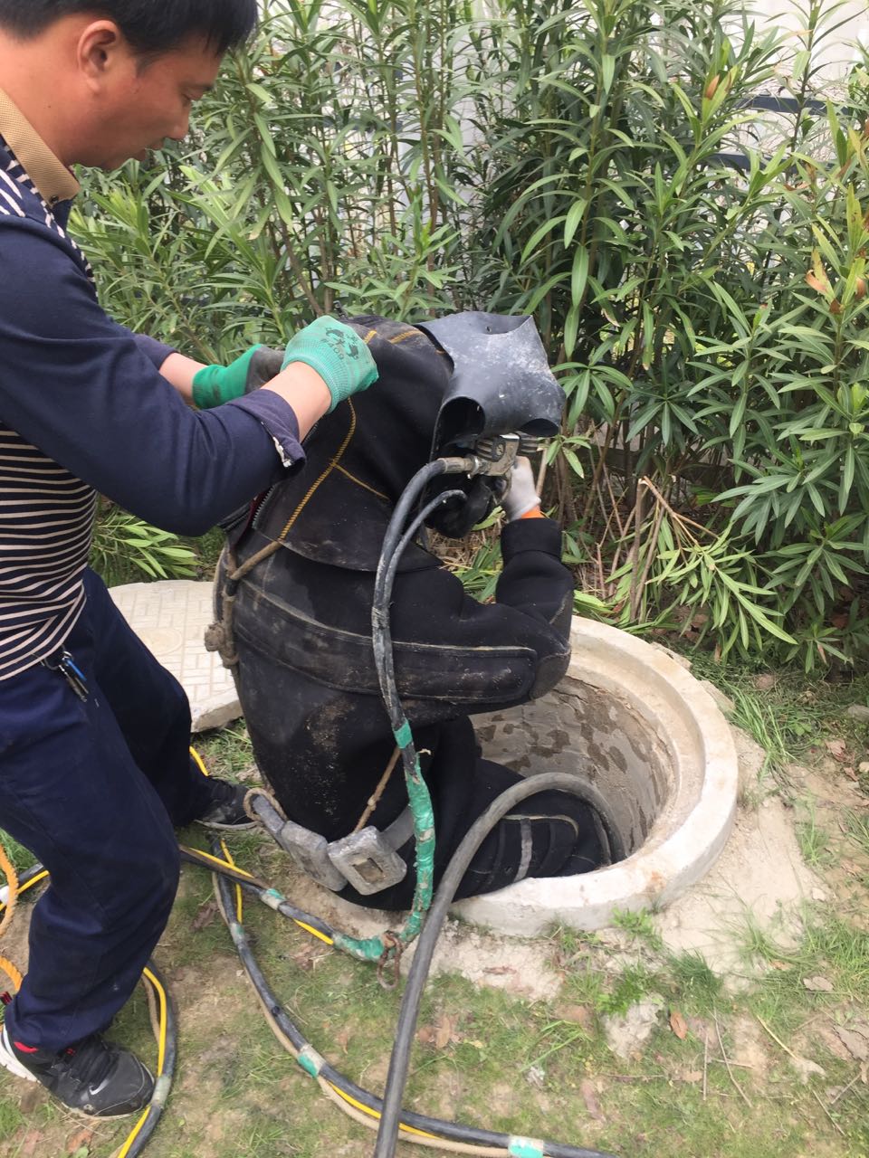 杭州市水下堵漏公司-施工案例