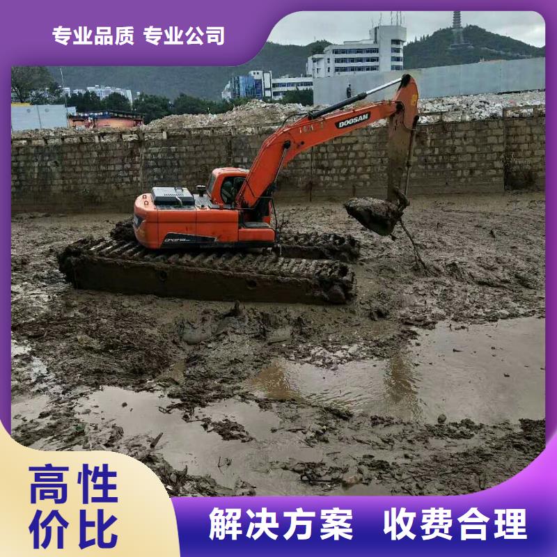 水上挖机租赁梅州专业厂家